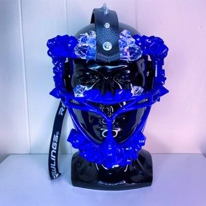 Blue Iced Face Helmet